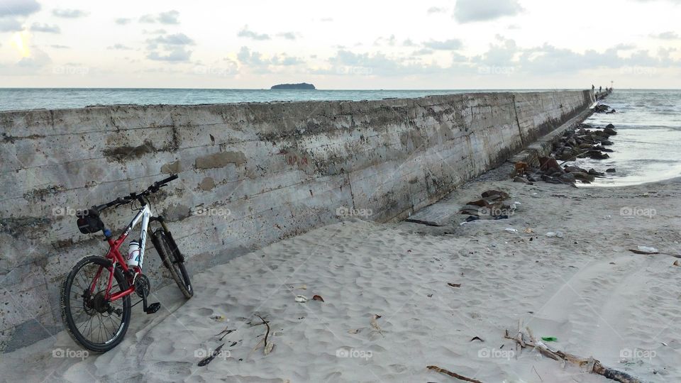 bicycle on the beach