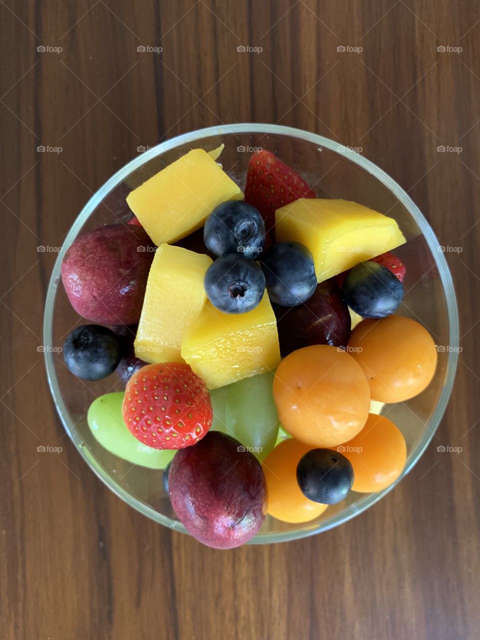 Big bowl of mix fruits