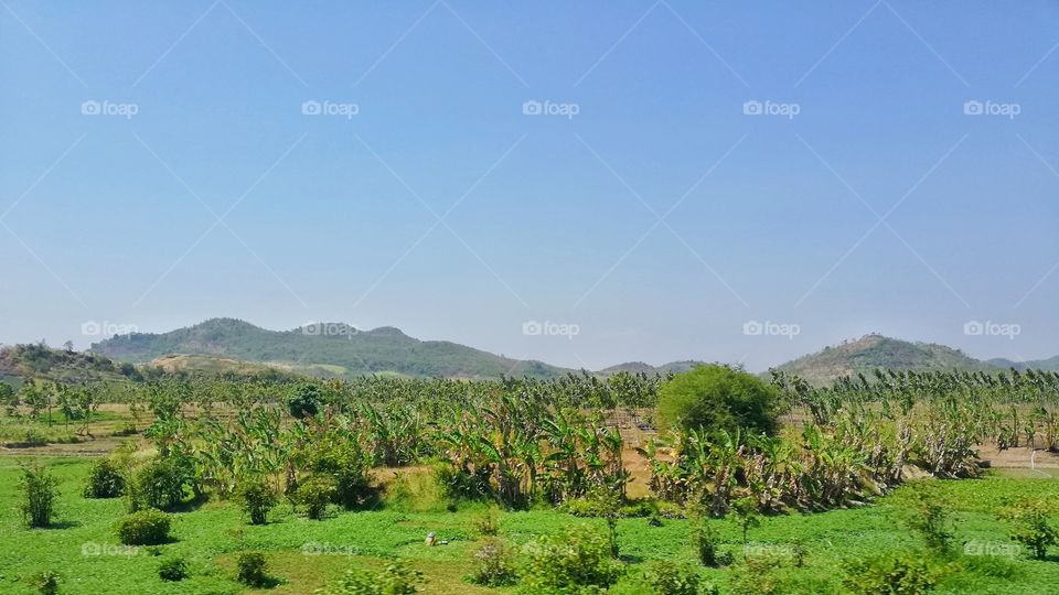 picture was taken from the inside of a moving train
