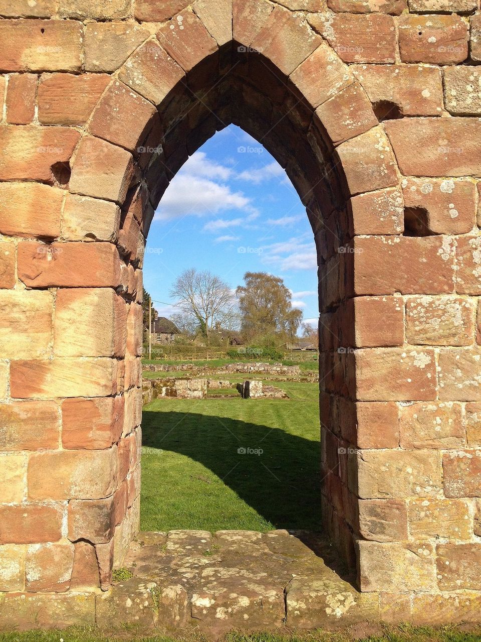 Window to the open countryside. 