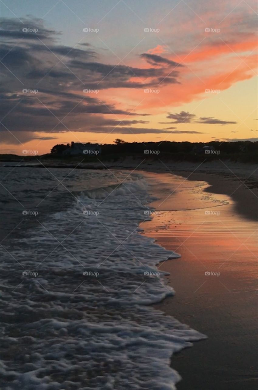 Sunset over Cape Cod 