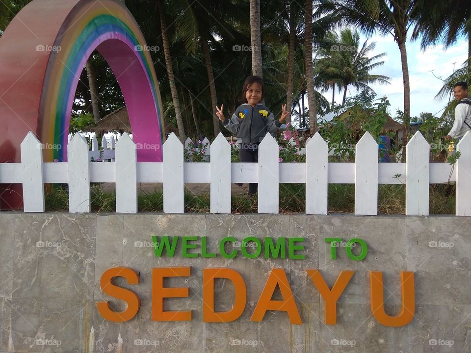 Sedayu beach, north lombok island