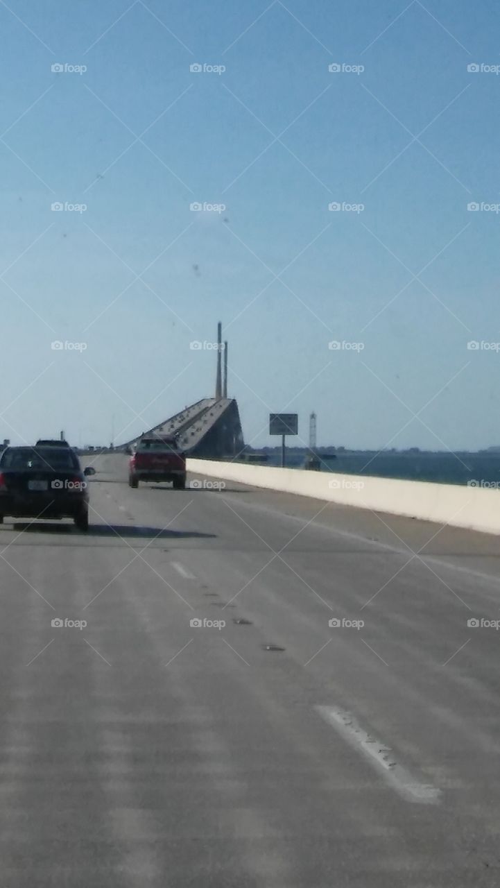 Skyway bridge, Tampa Bay Florida
