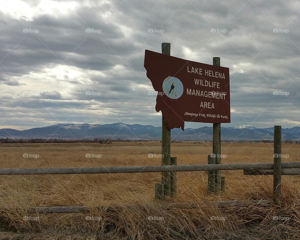 Wildlife Management Area sign