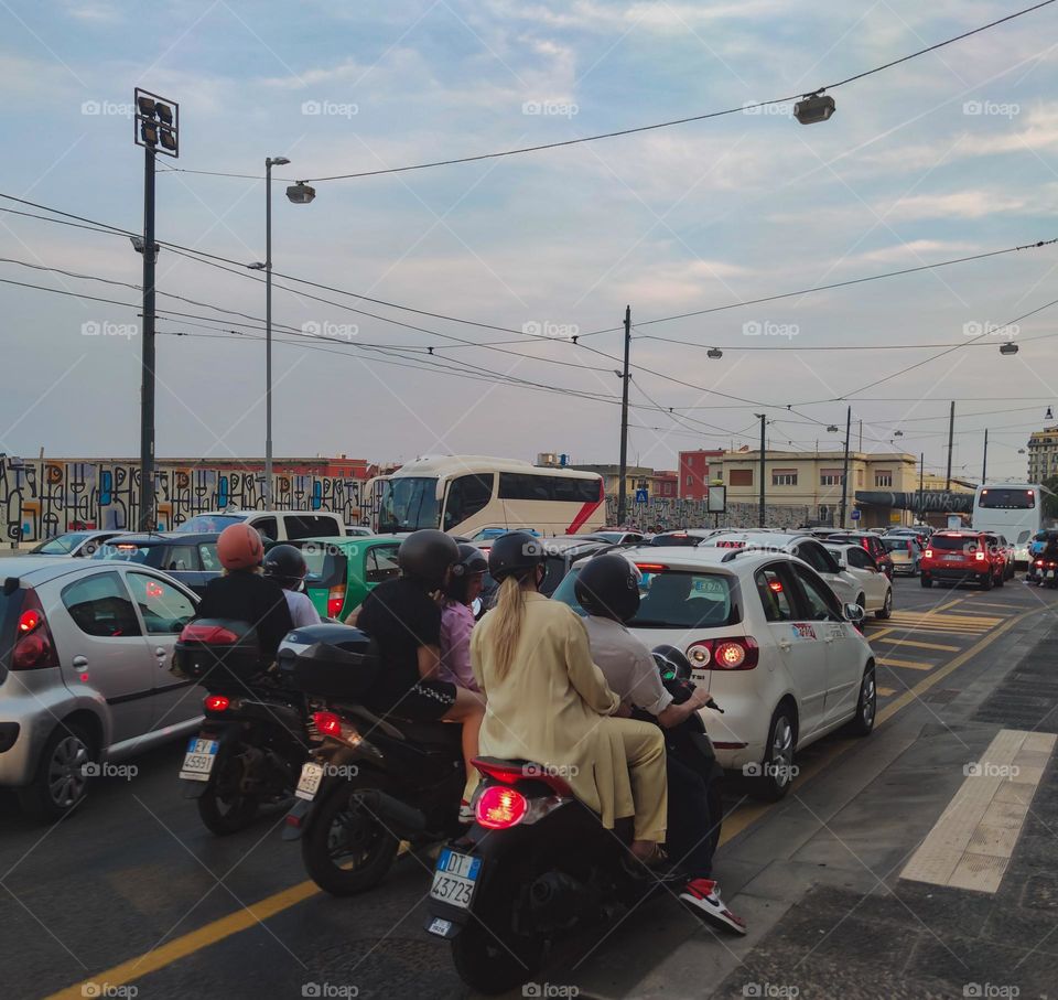 Scooting on the streets of Naples