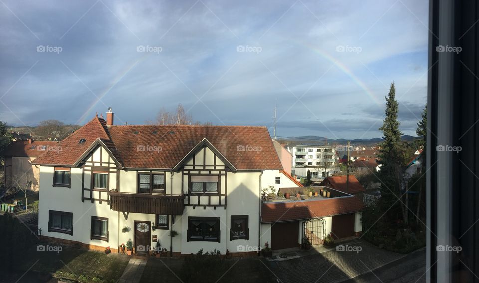 Panorama picture of Rainbow taken whit iPhone 6s