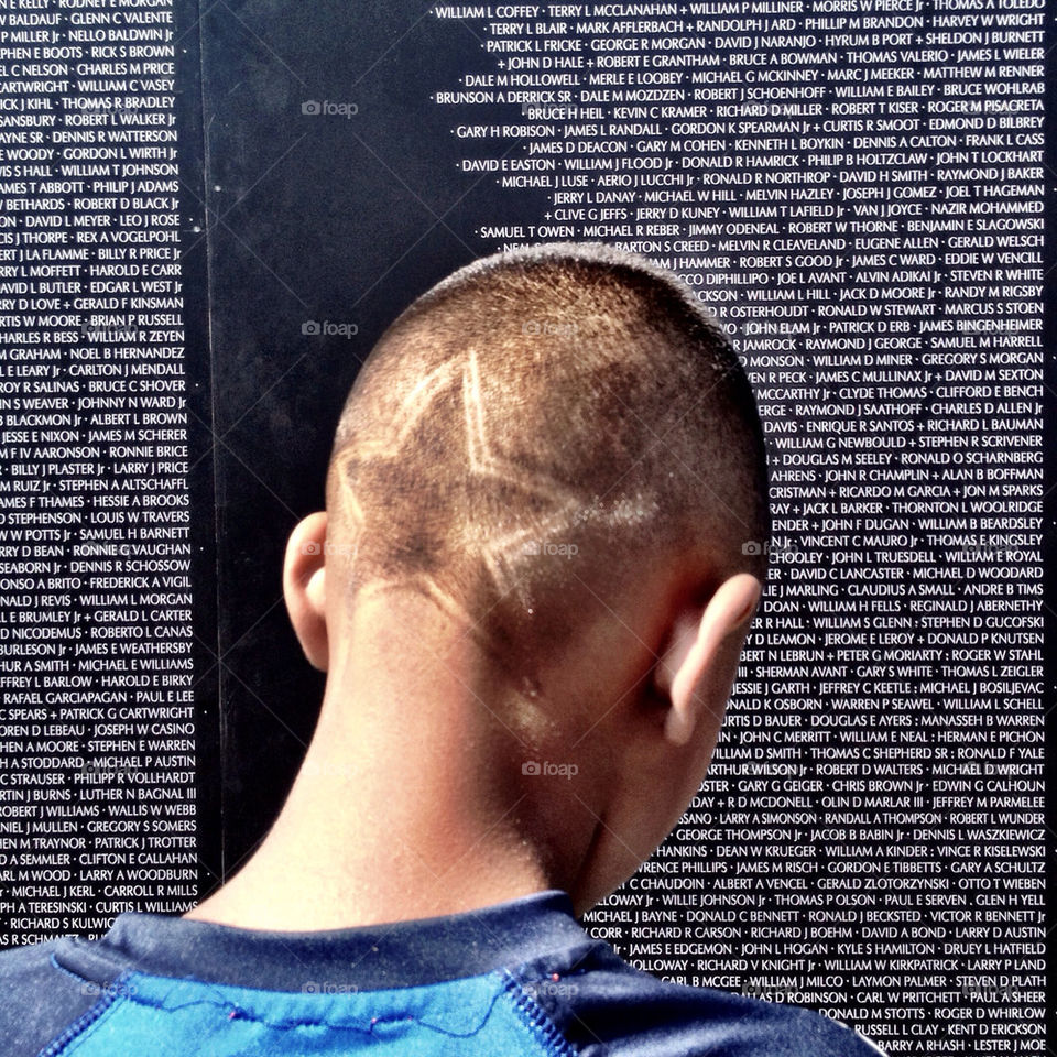 wall kid memorial haircut by detrichpix