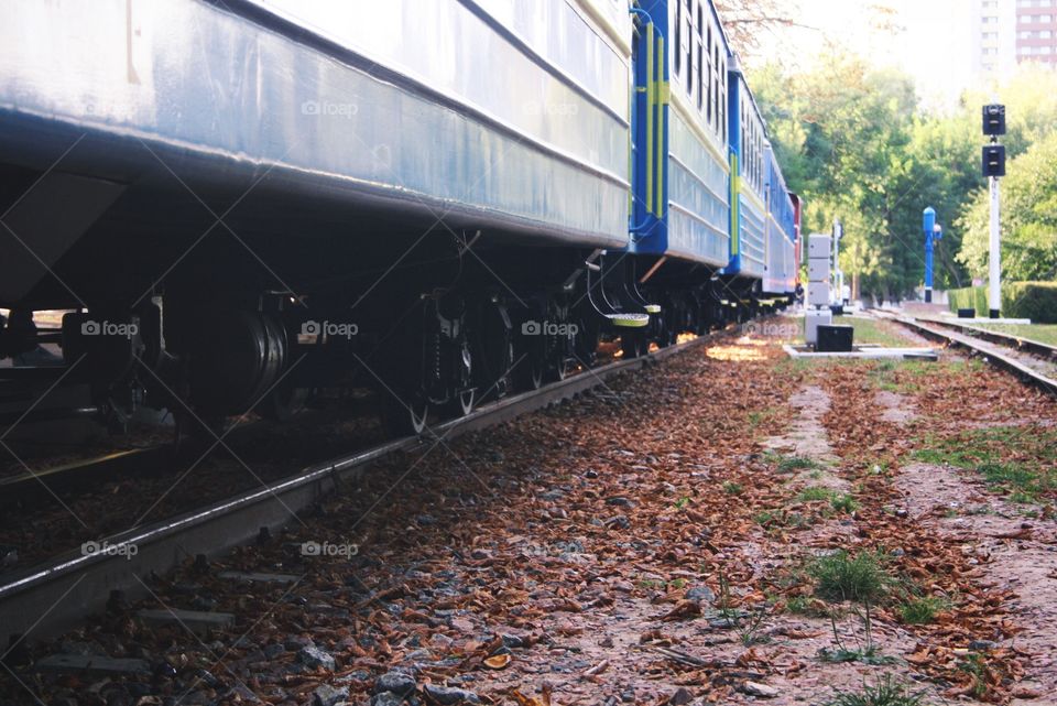 Railway for children in the park