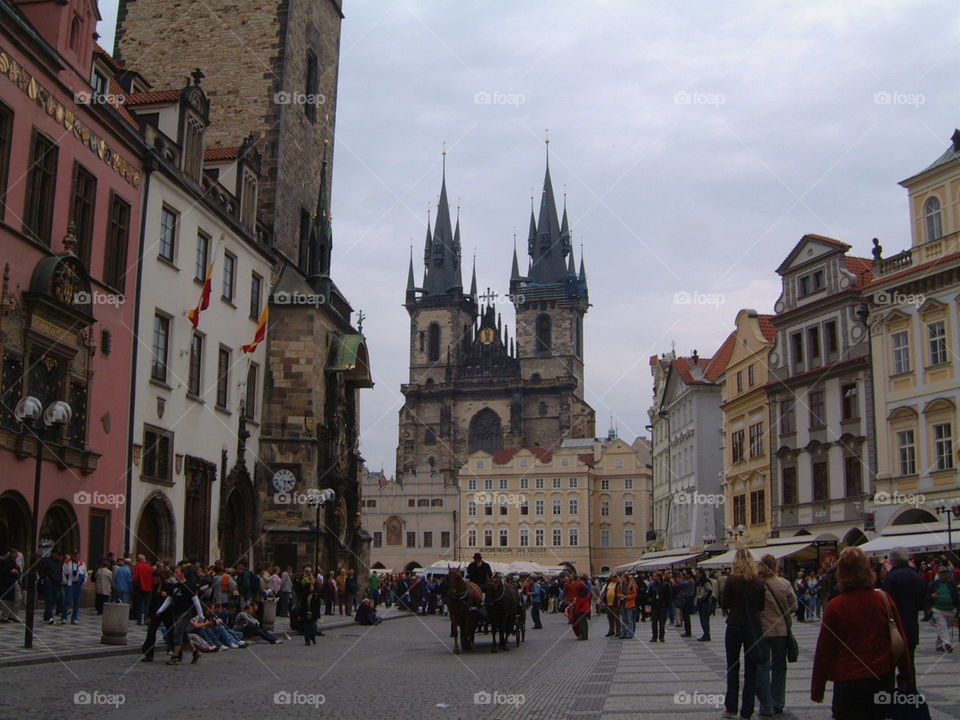 Prague old city centre
