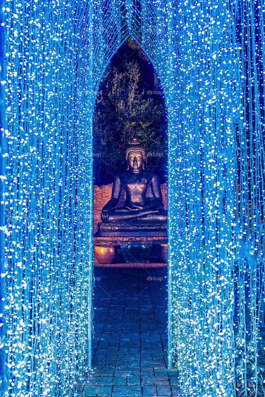 Buddha on the beautiful background