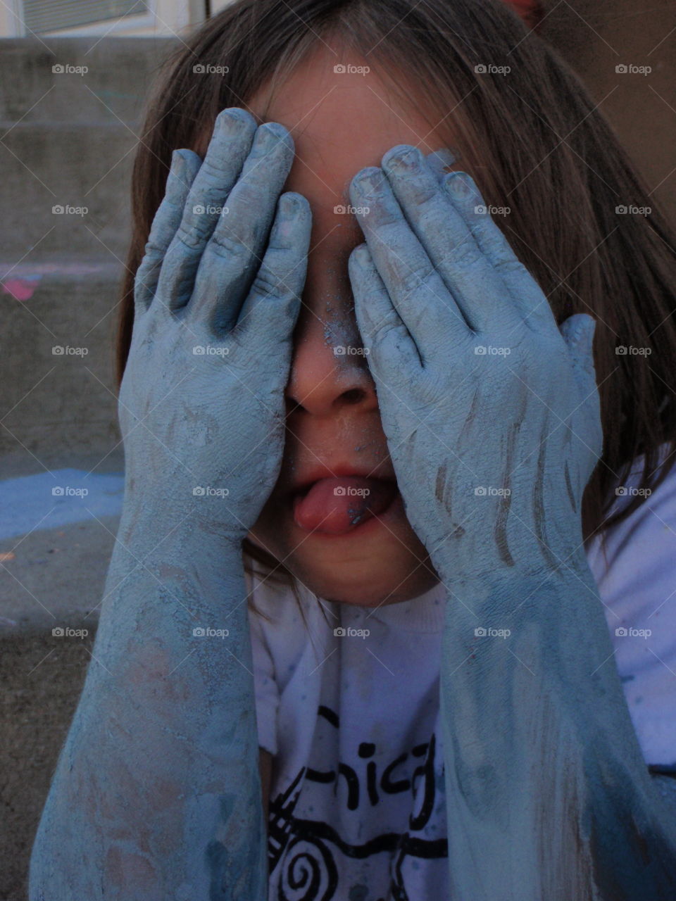 Silliness with Blue Chalk