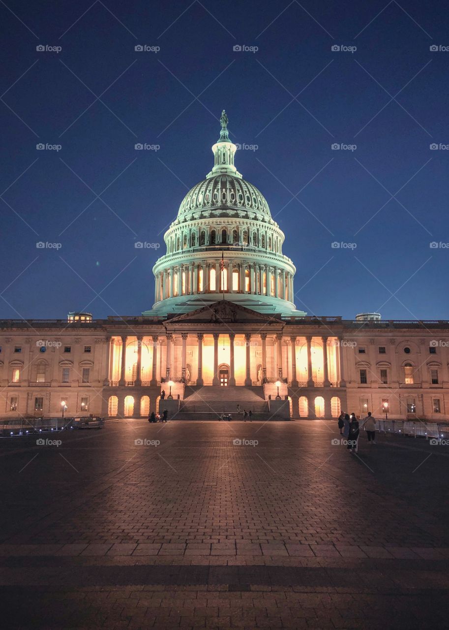 Washington D.C. Capitol at Dusk