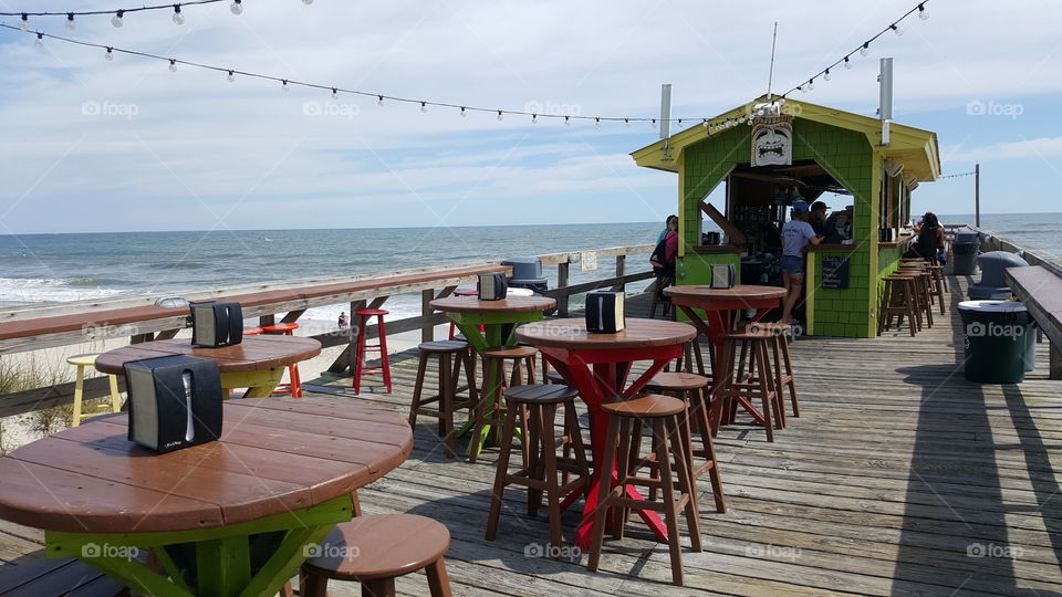 Tiki Bar, Carolina Beach. Stopped in for a drink after brunch. Beautiful place.