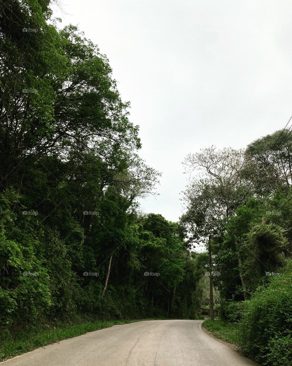 16h - Bairro do Paiol Velho, em Jundiaí: no meu caminho de volta para Bragança Paulista, o sol nem deu as caras. Mas em compensação, o verde da Serra da Japi… que beleza!
