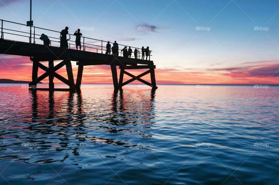 Friends and the sea a good place to be.