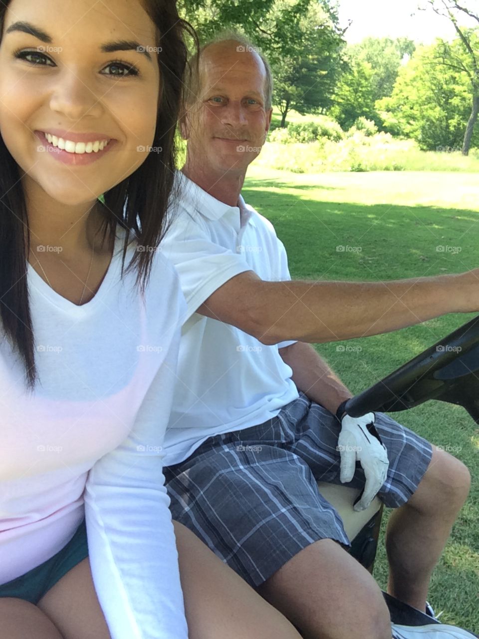 Golfing