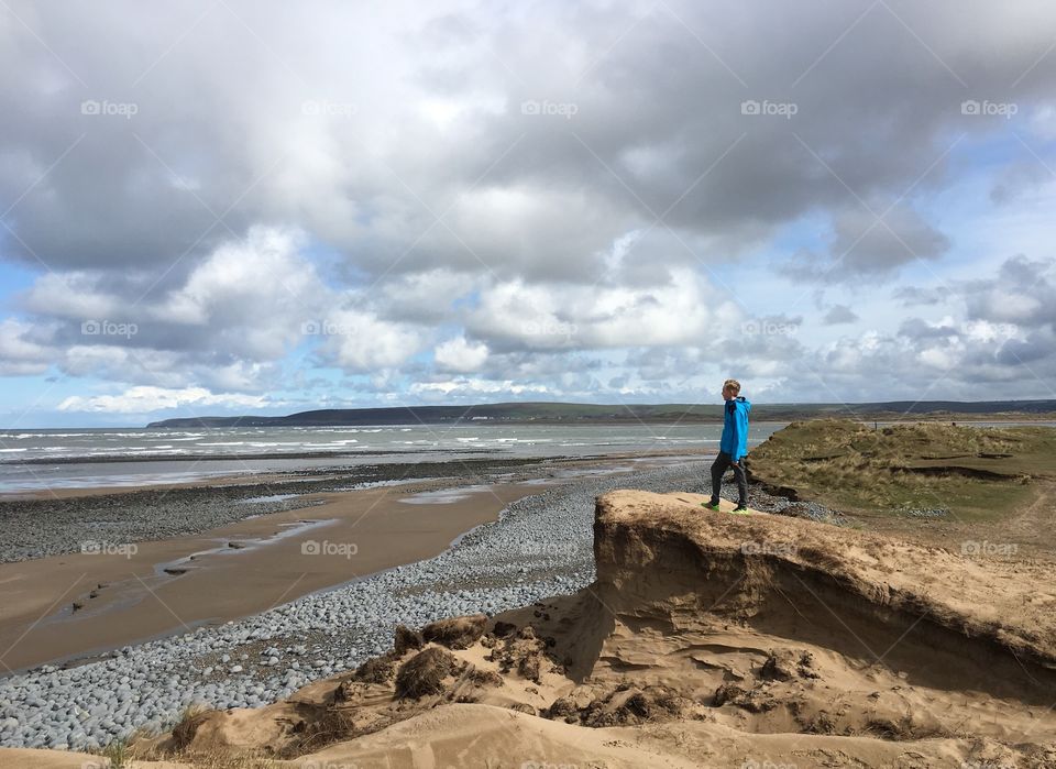 View of landscape textures. 