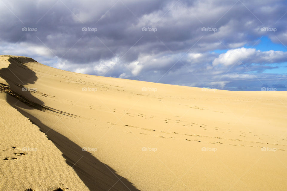 Sand Dune and Clouds 