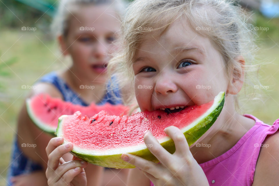 Juicy watermelon