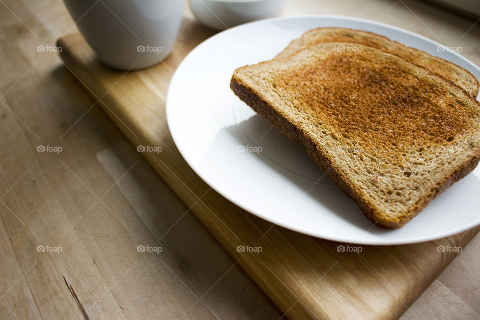 Close-up of toasted bread