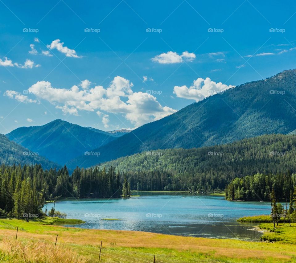 No Person, Lake, Mountain, Water, Nature