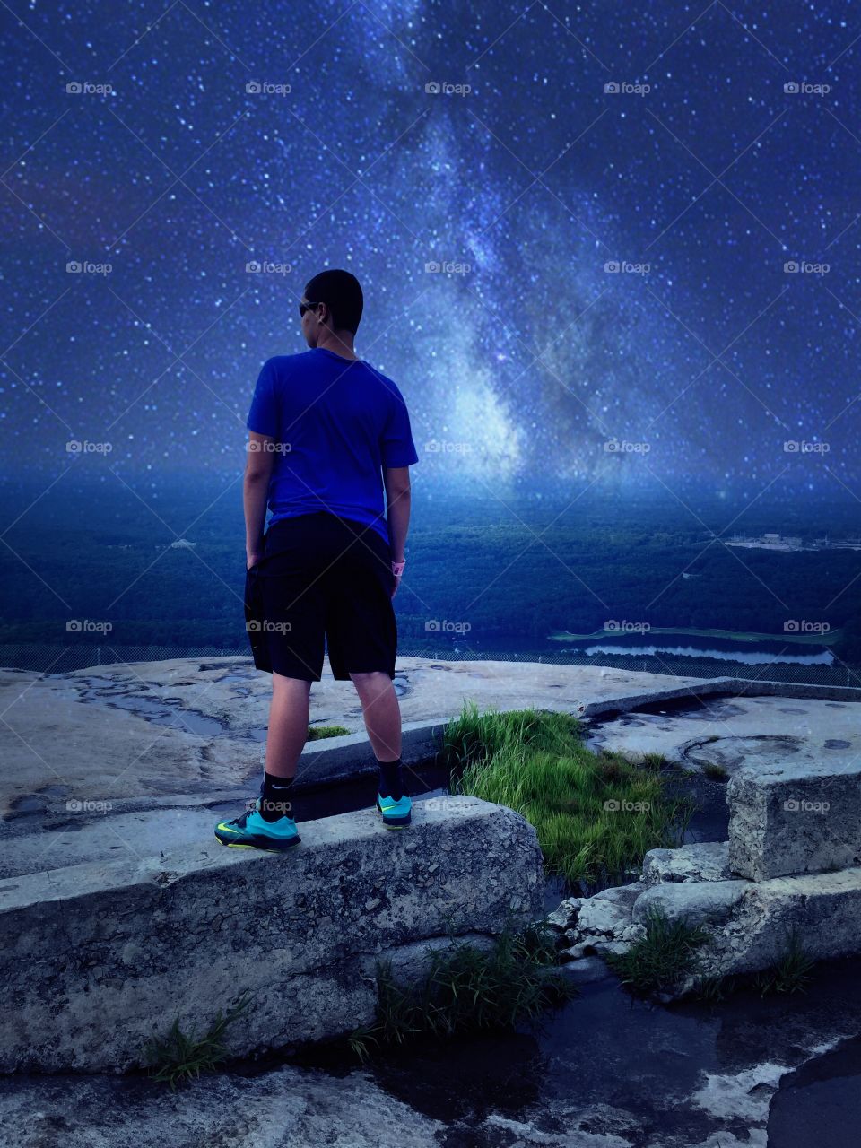Limitless possibilities in you. Overlooking the top of Stone Mountain Georgia.