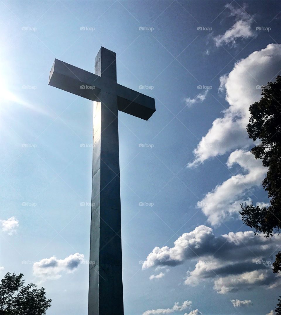 Nelsonville, OH Cross in honor of Betty and God