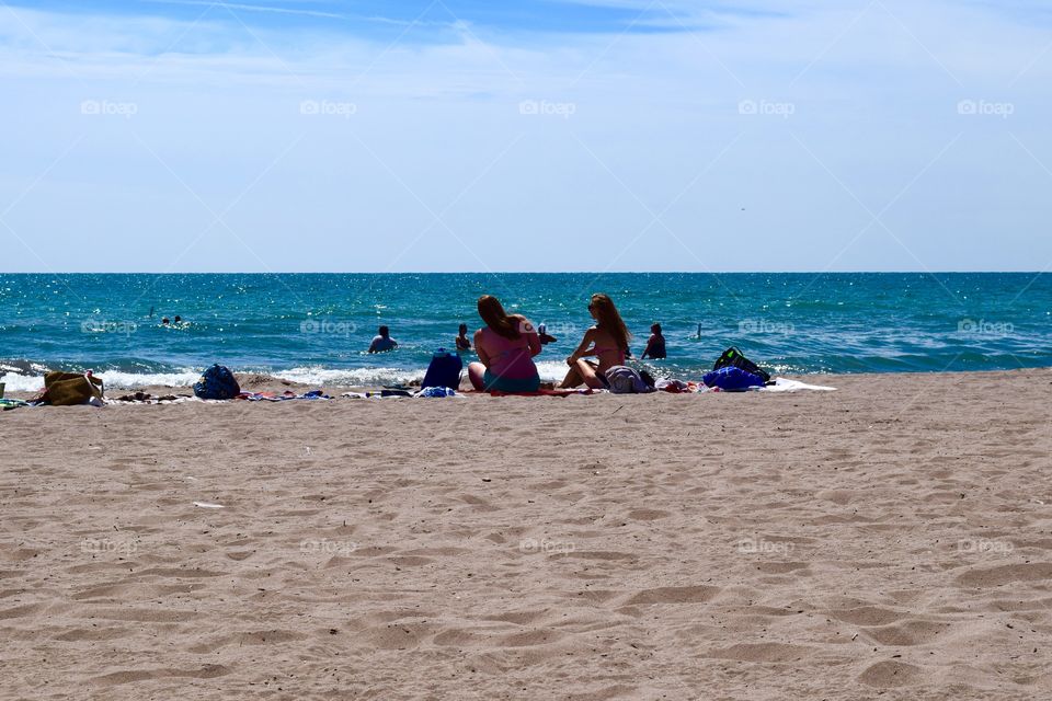 Friends Time On The Beach