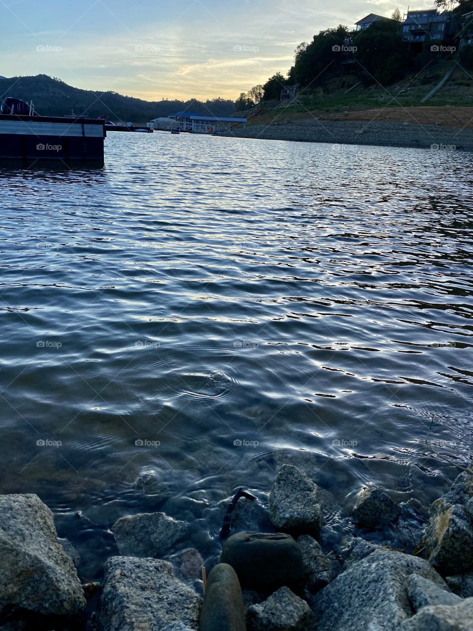 Sunset at Lake Nacimiento California 