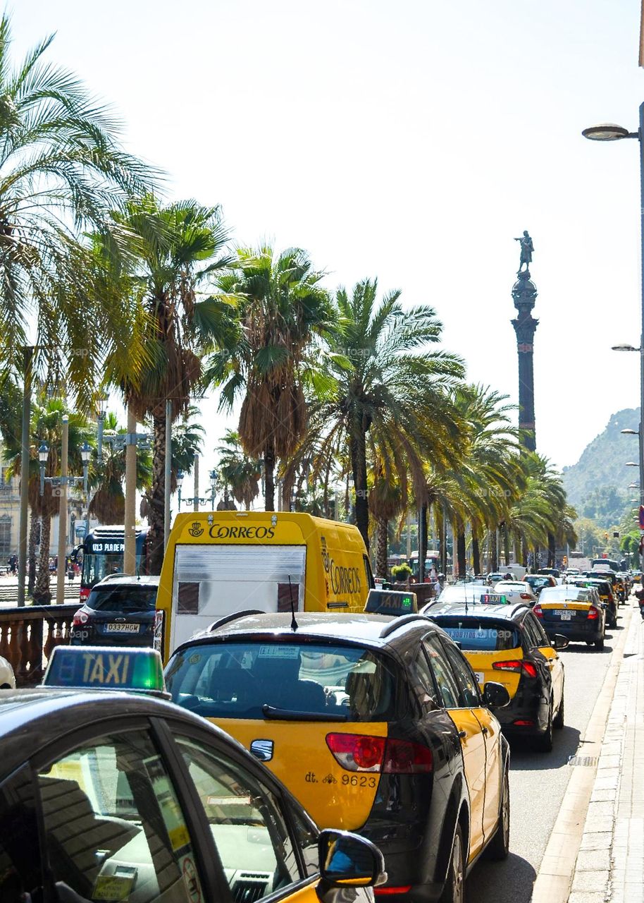 Traffic in Barcelona