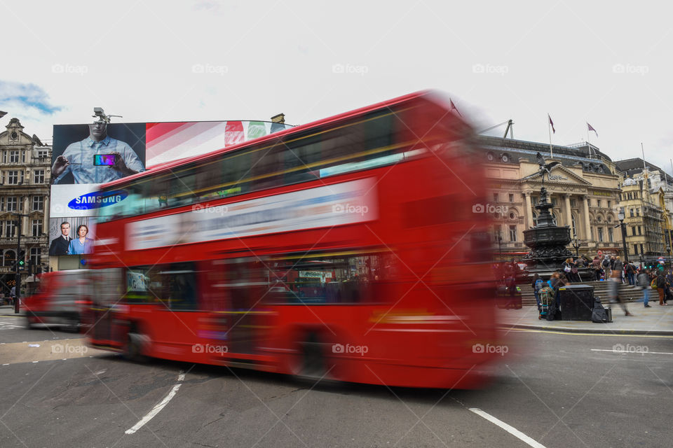 Piccadilly Circus in London.