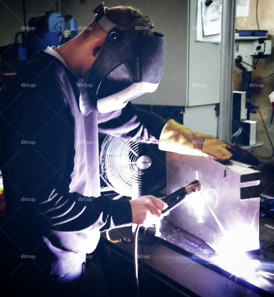 first attempt at welding