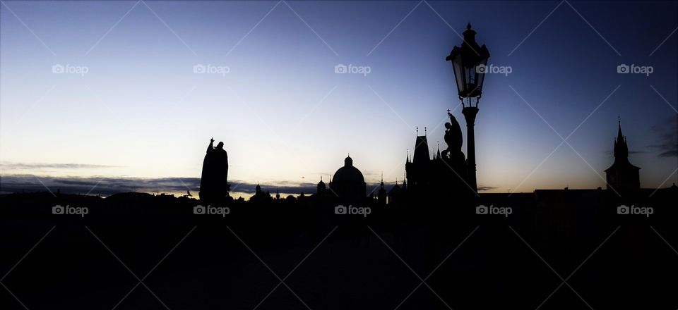 Charles Bridge at Sunrise
