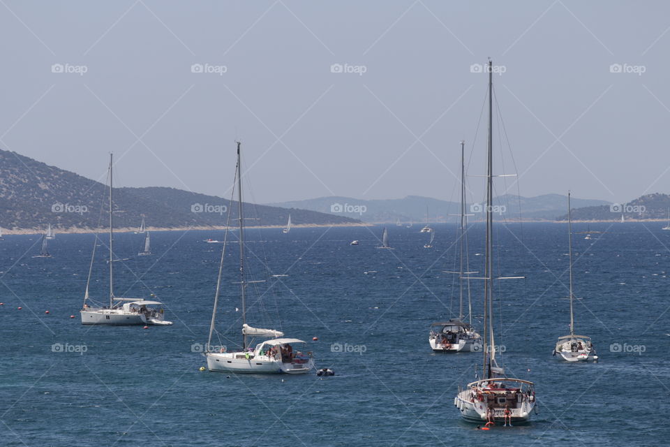 Sailboat, Yacht, Sea, Water, Boat