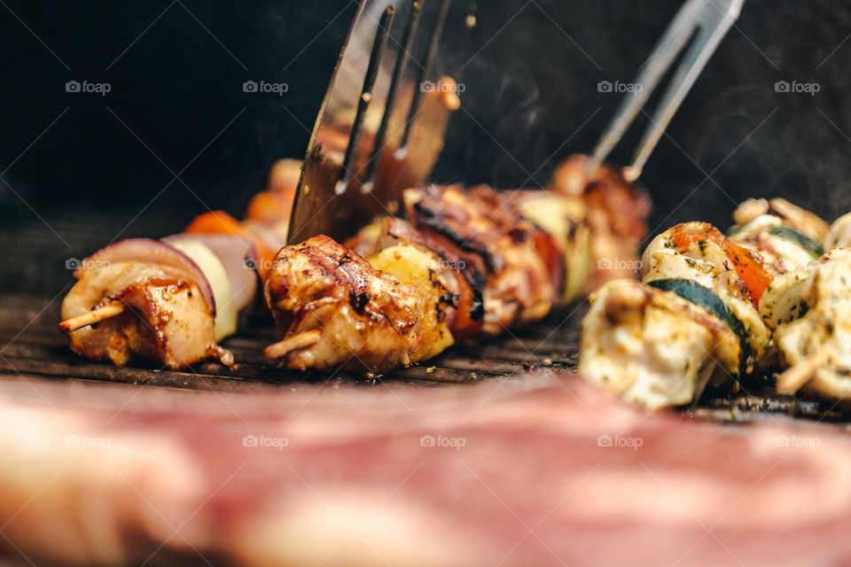 Delicious barbecue meals