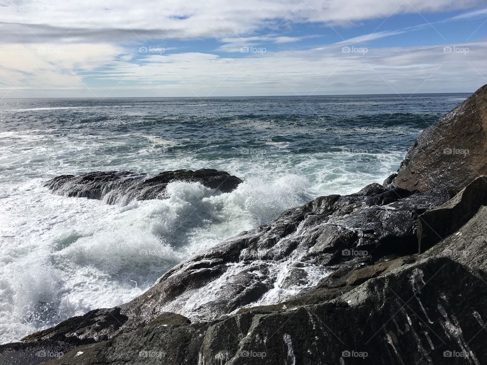 Beautiful Morro Bay California cliff side. 