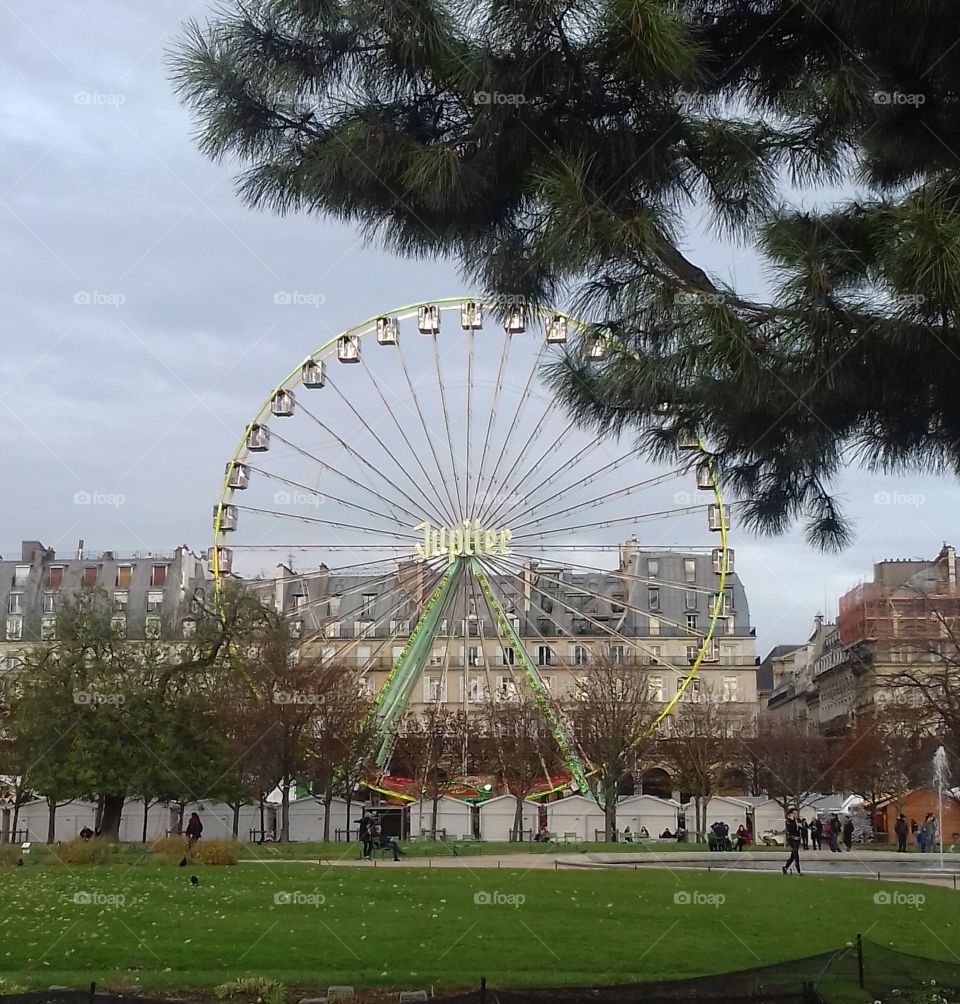 Jardin des Tuileries. Paris. Vacation
