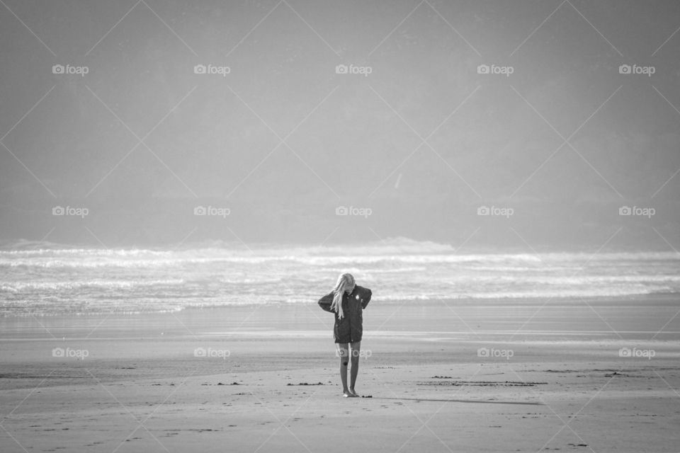 Solitude on the beach