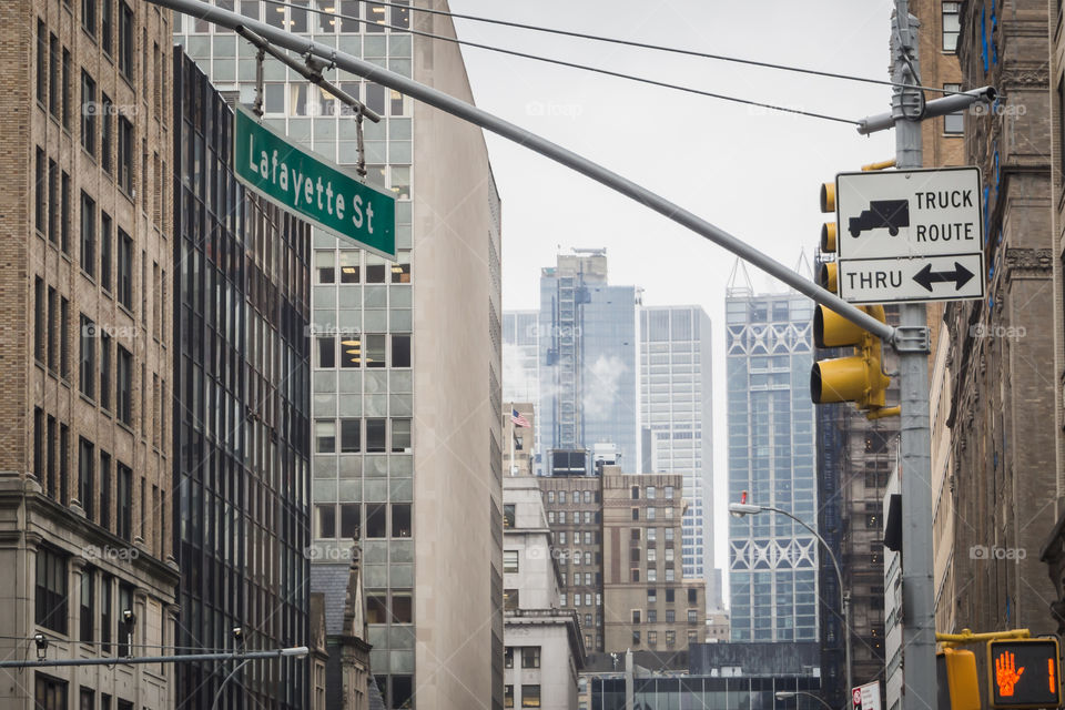 Lafayette street in New York 
