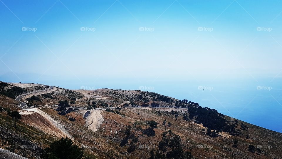 Crazy road in Albania