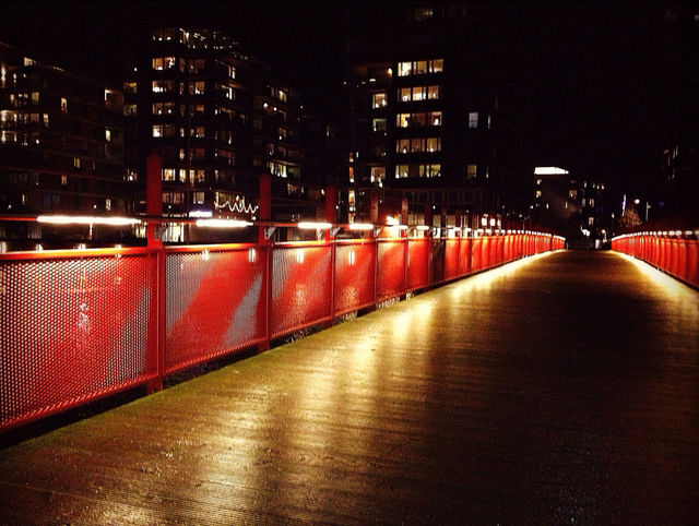 city göteborg night lights by petern
