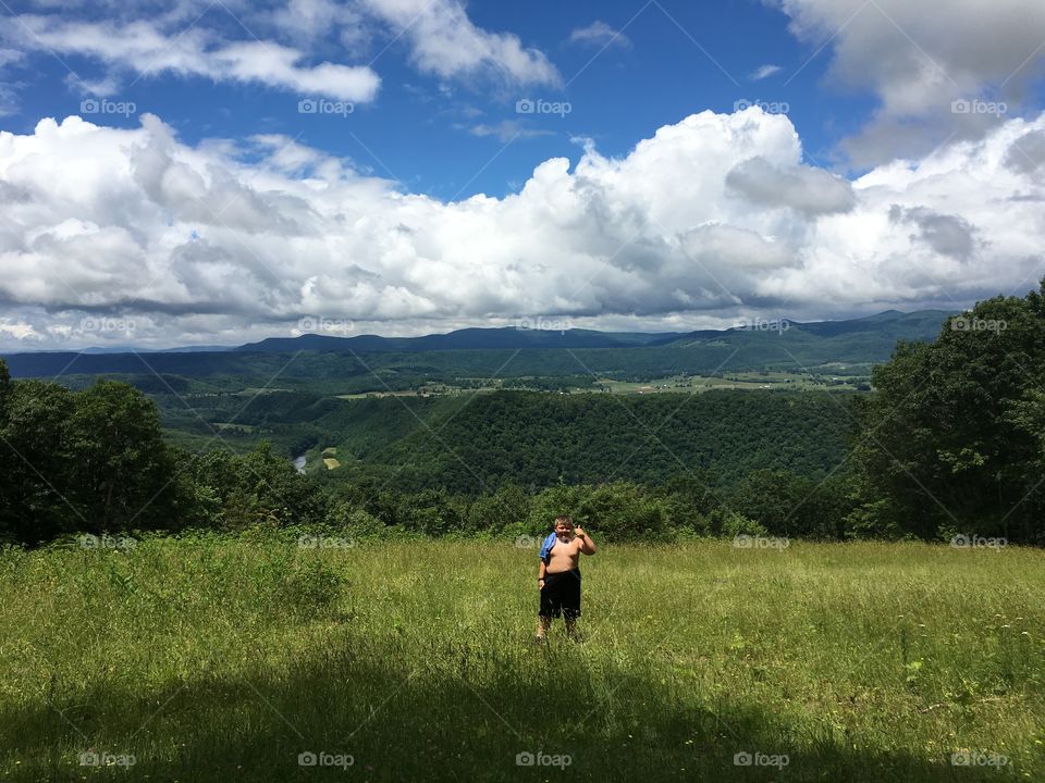 Overlooking the Greenbrier Valley