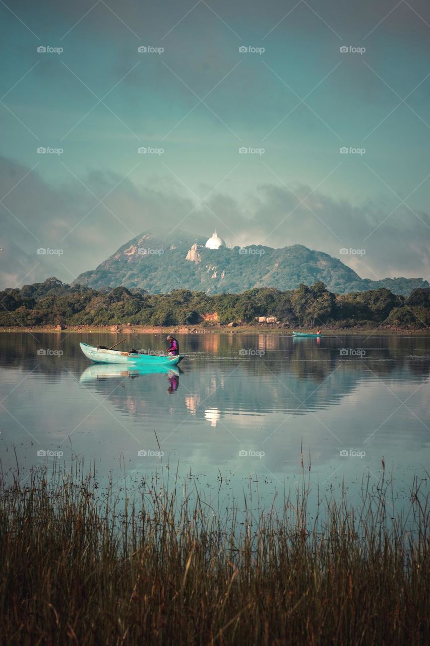 village temple lake sthupa all in one click 