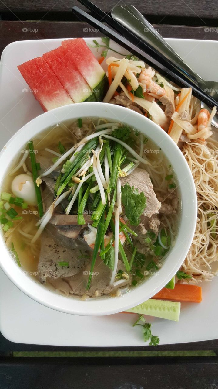 pho for lunch