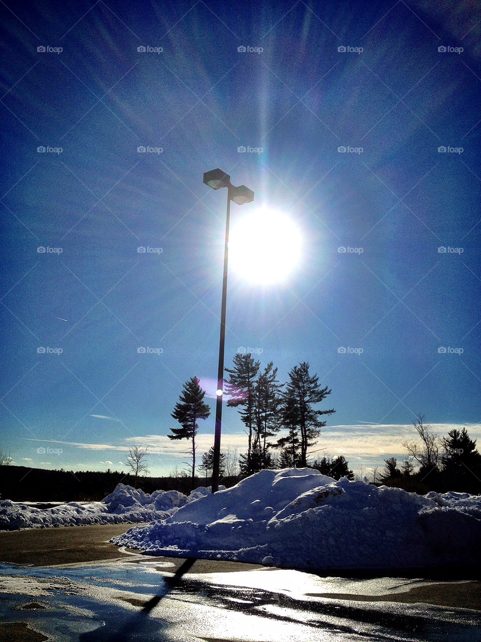 mountains snow sky light by jmh