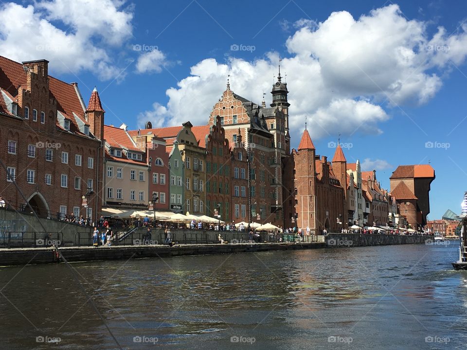 Gdansk view from the water
