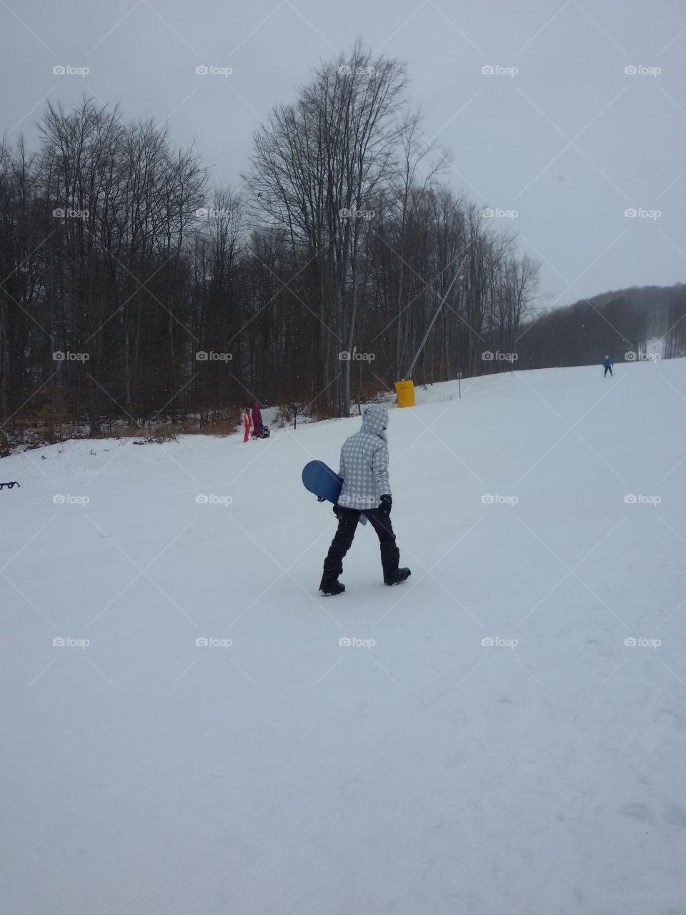 skier on mountain. snow. ice. winter time