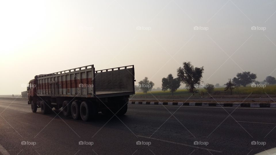 Vehicle, Transportation System, No Person, Truck, Car