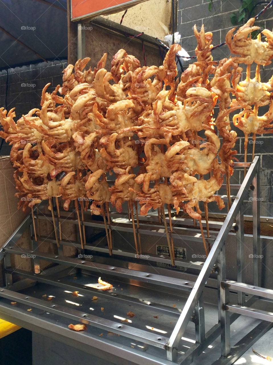 Crab on a stick 