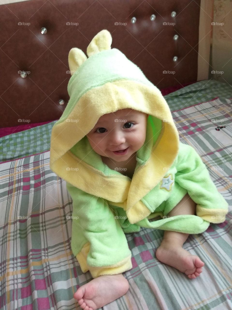 "The magical world of a babie's smile"